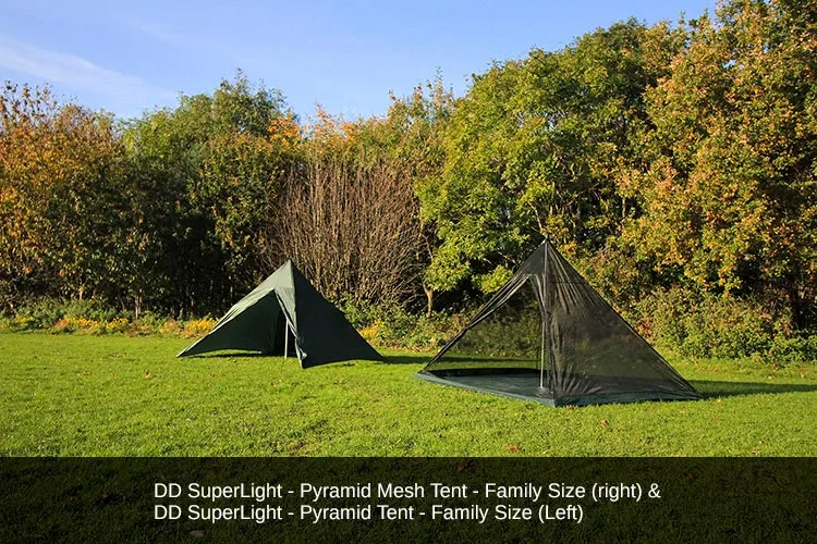 DD SuperLight - Pyramid Mesh Tent - Family Size