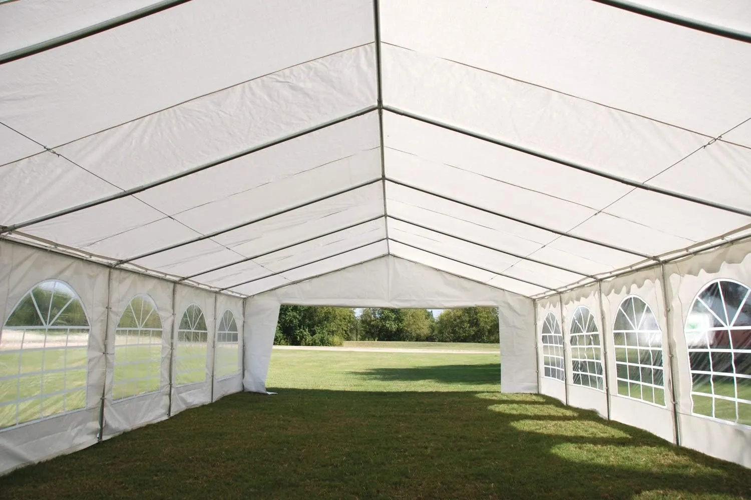DELTA 40'x20' Budget PE Tents for Parties, Party Tent, Wedding Tent,Outdoor Event Canopy,Outdoor Canopy, carpas para Fiestas with Waterproof Top Cover, Removable Window Walls