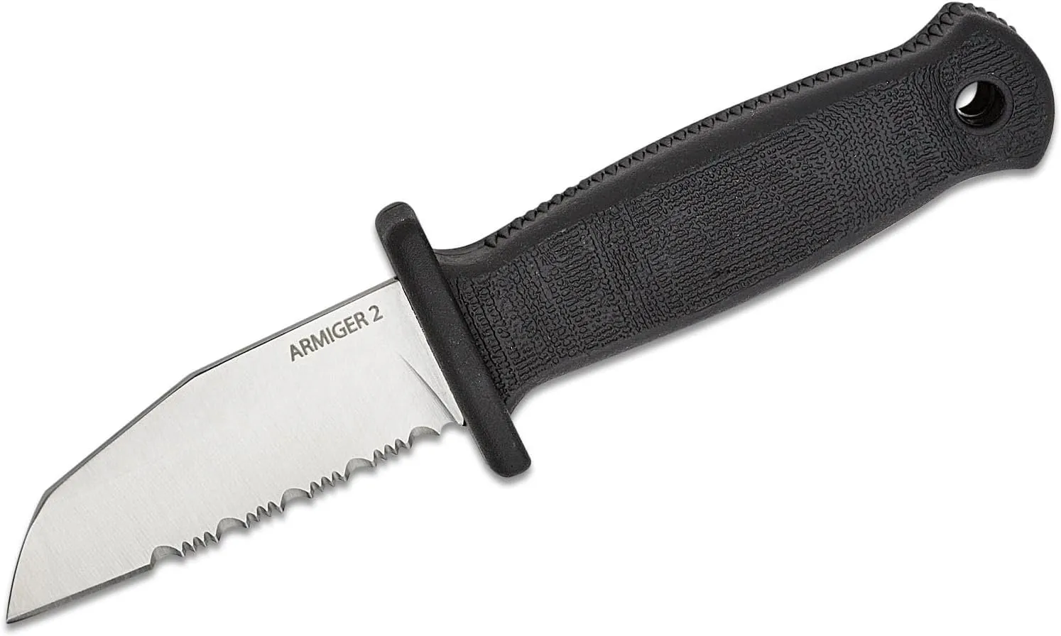 Demko Knives Armiger Fixed Blade with Sheath- Armiger 2 & Armiger 4 - Clip Point Spear Point Tanto Shark Foot Serrated Full Tang