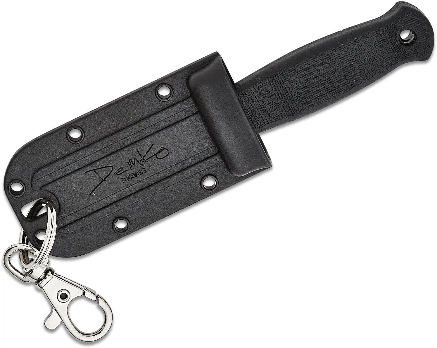 Demko Knives Armiger Fixed Blade with Sheath- Armiger 2 & Armiger 4 - Clip Point Spear Point Tanto Shark Foot Serrated Full Tang
