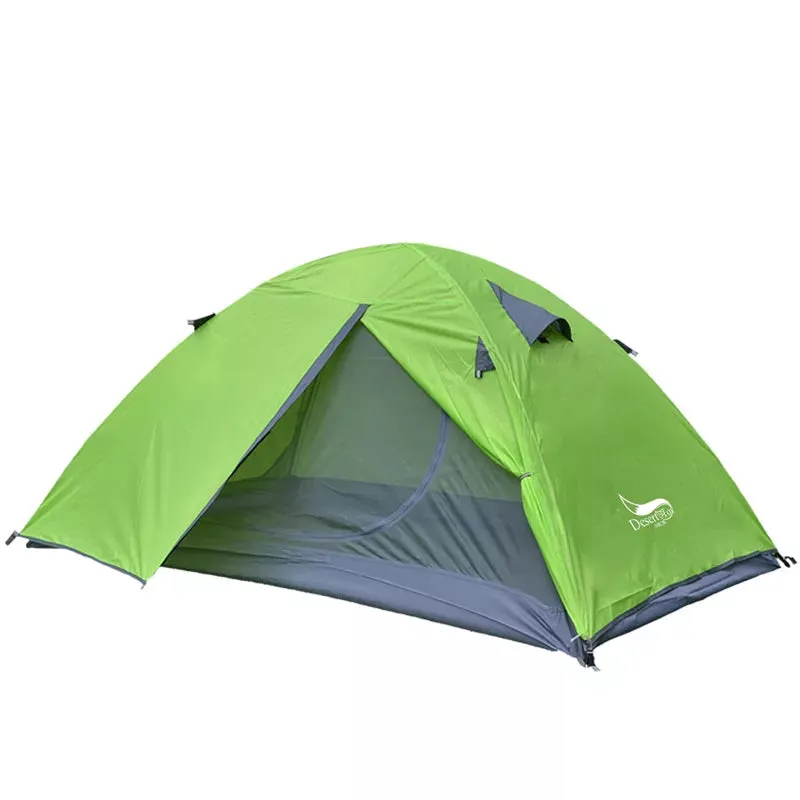 Desert&Fox Backpacking Tent 2 Person Aluminum Pole Lightweight Camping Tent Double Layer