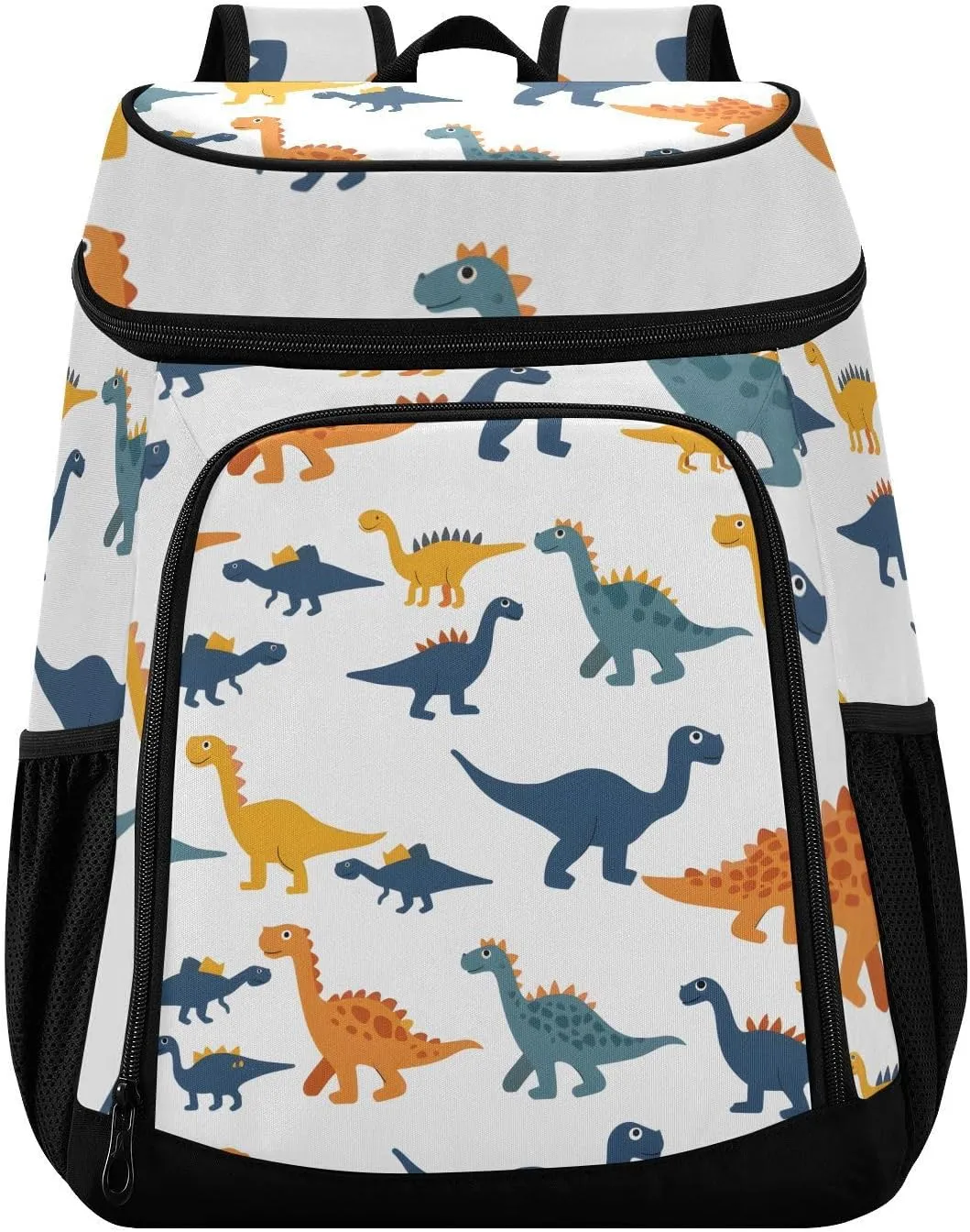 Dinosaurs Dino Doodle Cooler Backpack Cooler Insulated Leak Proof Lunch Backpack 36 Cans Waterproof Soft for Men Women Picnic Hiking Camping Beach