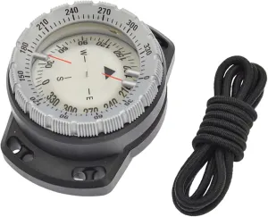Dive Compass Surfing Luminous Underwater 50m Wrist Compass Night Vision Waterproof Navigation Compass with Bungee