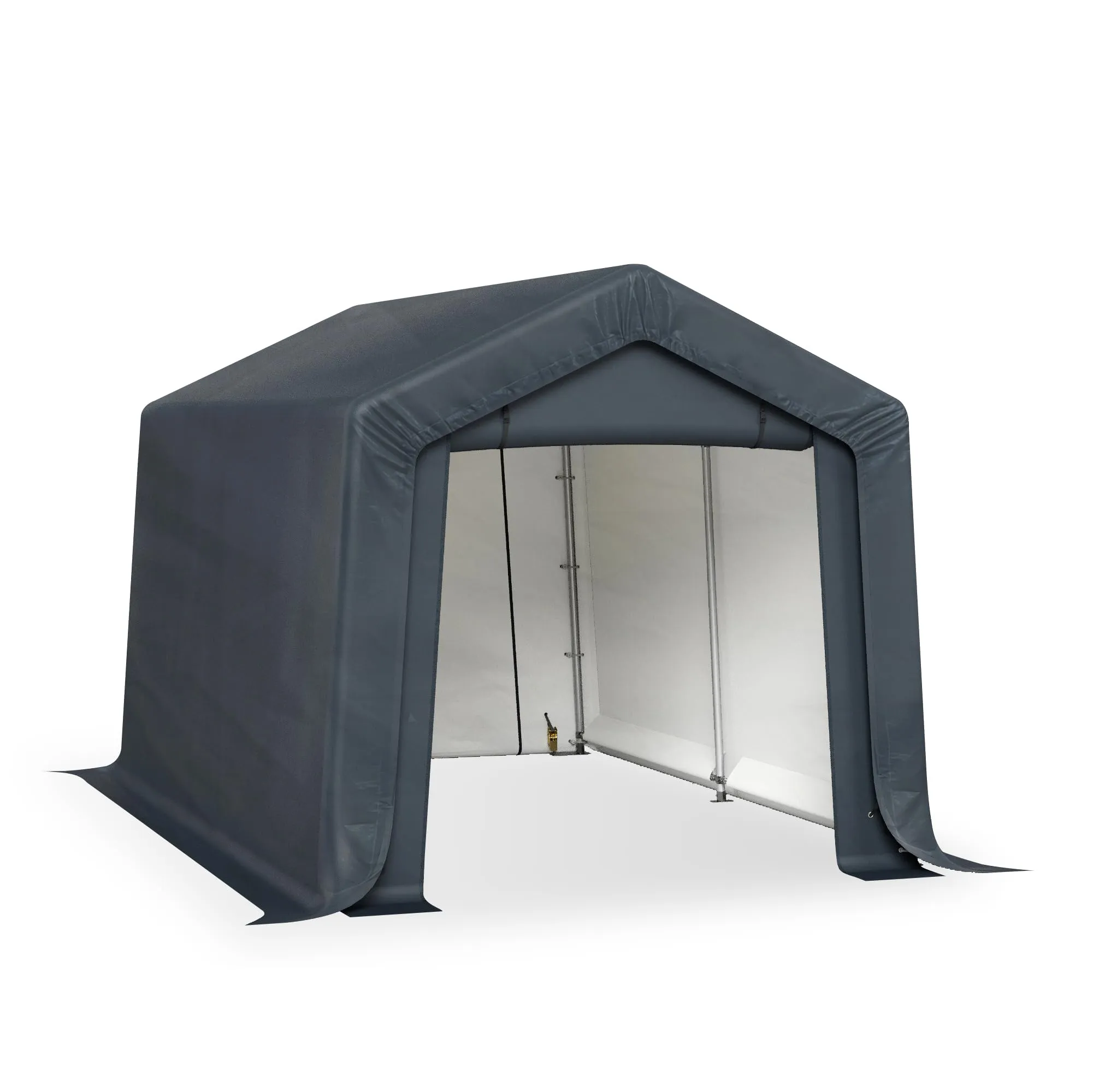 Doors,Outside 8x12 Sheds Shelter Storage Duty Luxurious MFSTUDIO and Tools Garage up Shed Rolled Heavy Bicycles,Lawn with for Garages Canopy Tent ft, Portable Zipper Carport VIP sale Utility Motorcycle, Outdoor mowers