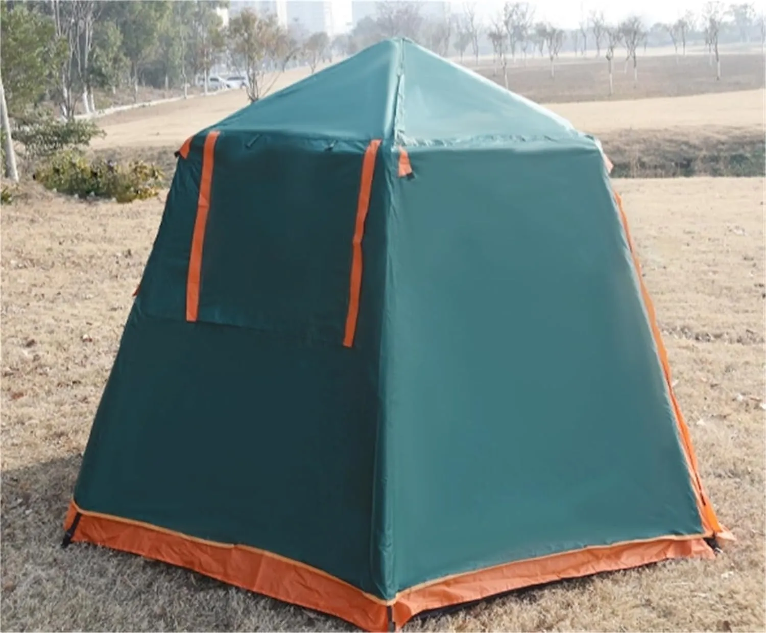 Double-Layer Breathable Large Space Tent Camping Tent Rainproof Travel Camping