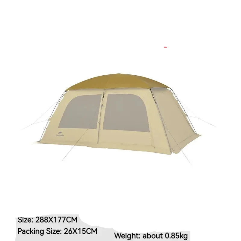Double Layer Dome Tent with Fireproof Chimney