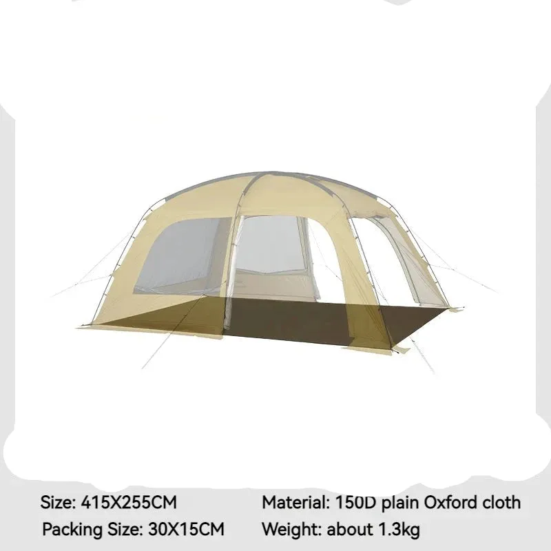 Double Layer Dome Tent with Fireproof Chimney