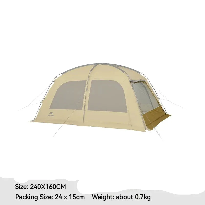 Double Layer Dome Tent with Fireproof Chimney