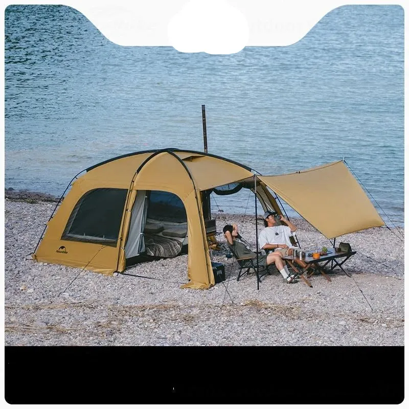Double Layer Dome Tent with Fireproof Chimney