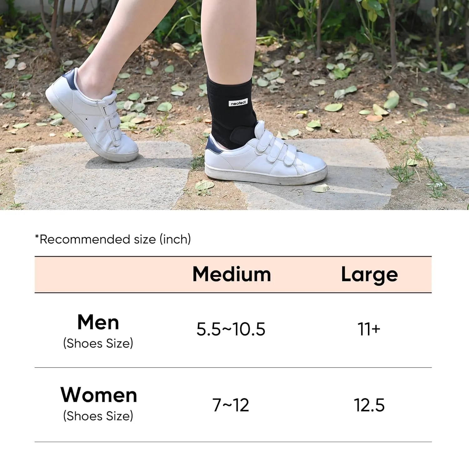 Drop Foot Brace - Adjustable AFO Ankle Brace for Walking & Stroke Recovery, Breathable Material for Ankle and Foot Support, Comfortable Design (Large/Left)