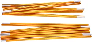 Durably Aluminum Alloy Tent Poles, 10 Support Bars for Double Person Tent, Anodized Polishing, Setup,Collapsible, Ideal for Outdoor Camping Hiking