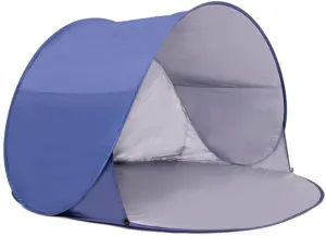Easy to Assemble Family Tent Camping Tent Baby Sun Shelter Beach Umbrella Outdoor Automatic Cabana Compatible with 2-3 People Outdoor Tent (Dark Blue 150 * 150 * 90cm)
