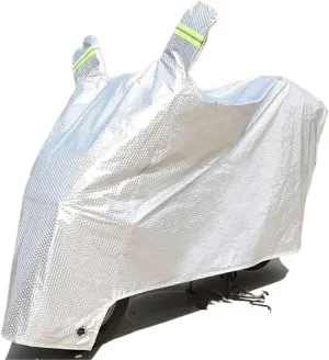 Ebike Cover Waterproof Outdoor With Lockhole，Anti Dust Rain Snow UV Bike Storage Bag With Safety Loops，Bike Rain Cover Protection For All Types Of Bicycles(Silver,XL(74"-82"))