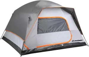 EchoSmile 2/4-Person Camping Tent – Easy Setup Lightweight Shelter with Rainfly