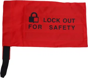 Electrical Plug Lockout Tagout Bag Prevent Polyester Electrical Plug Lockout Tagout Bag for Safety in Industrial Electricity Suitable for Large Plug and Lifting Control Cover