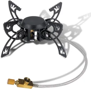 Electronic Ignition Stoves Portable Cooking Accessory Foldable Gasstove Adjustable Firepower Camping Hiking Furnace GasCooker