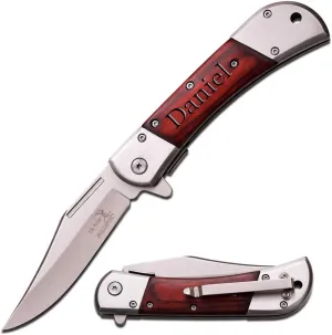 Elk Ridge Free Engraving - Quality Pocket Knife (ER-A009SW)