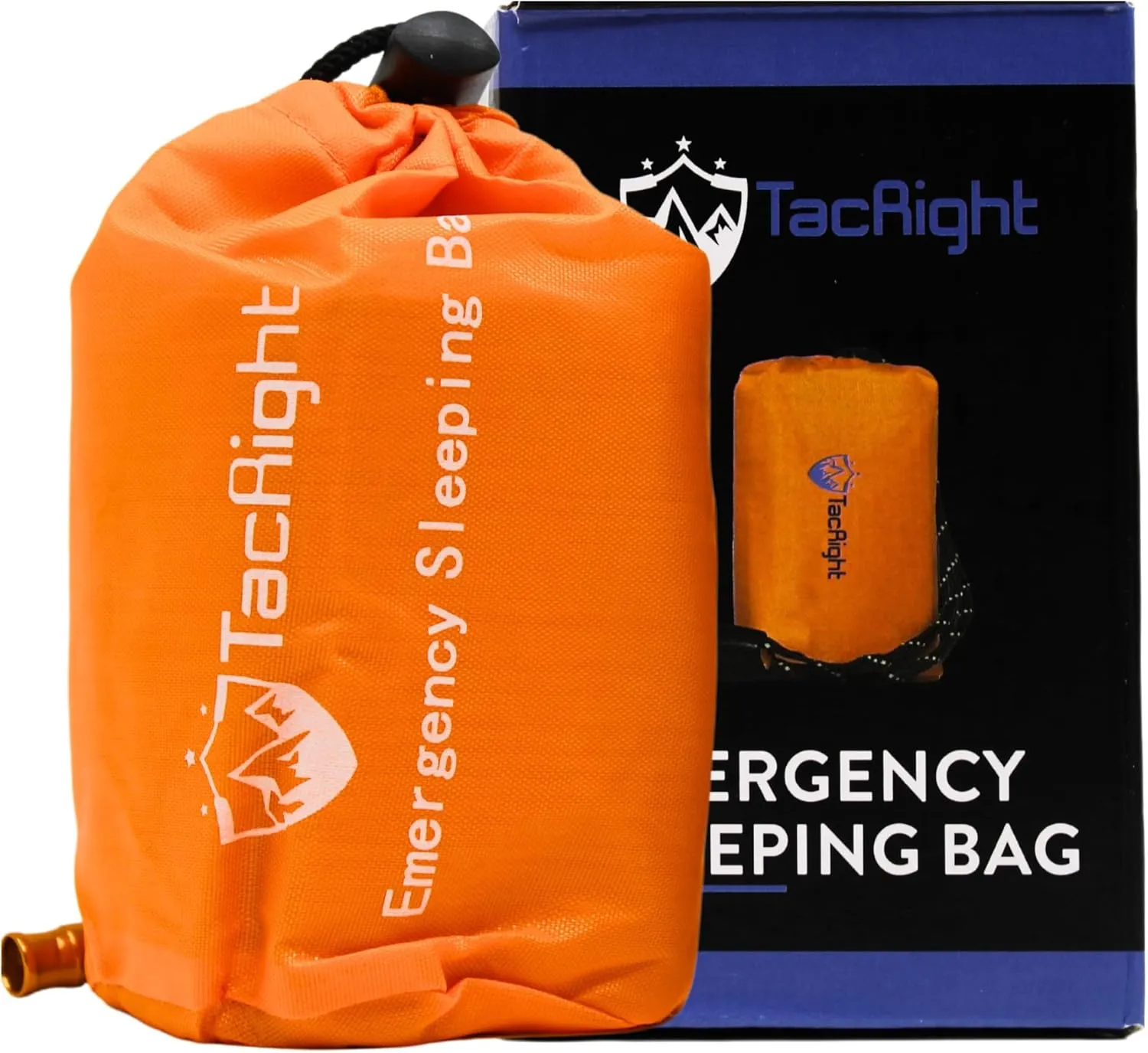 Emergency Sleeping Bag | Durable Mylar Survival Bag for Outdoor Adventures | Lightweight, Portable Emergency Blanket for Hiking, Camping, and Survival Gear