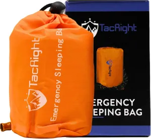 Emergency Sleeping Bag | Durable Mylar Survival Bag for Outdoor Adventures | Lightweight, Portable Emergency Blanket for Hiking, Camping, and Survival Gear