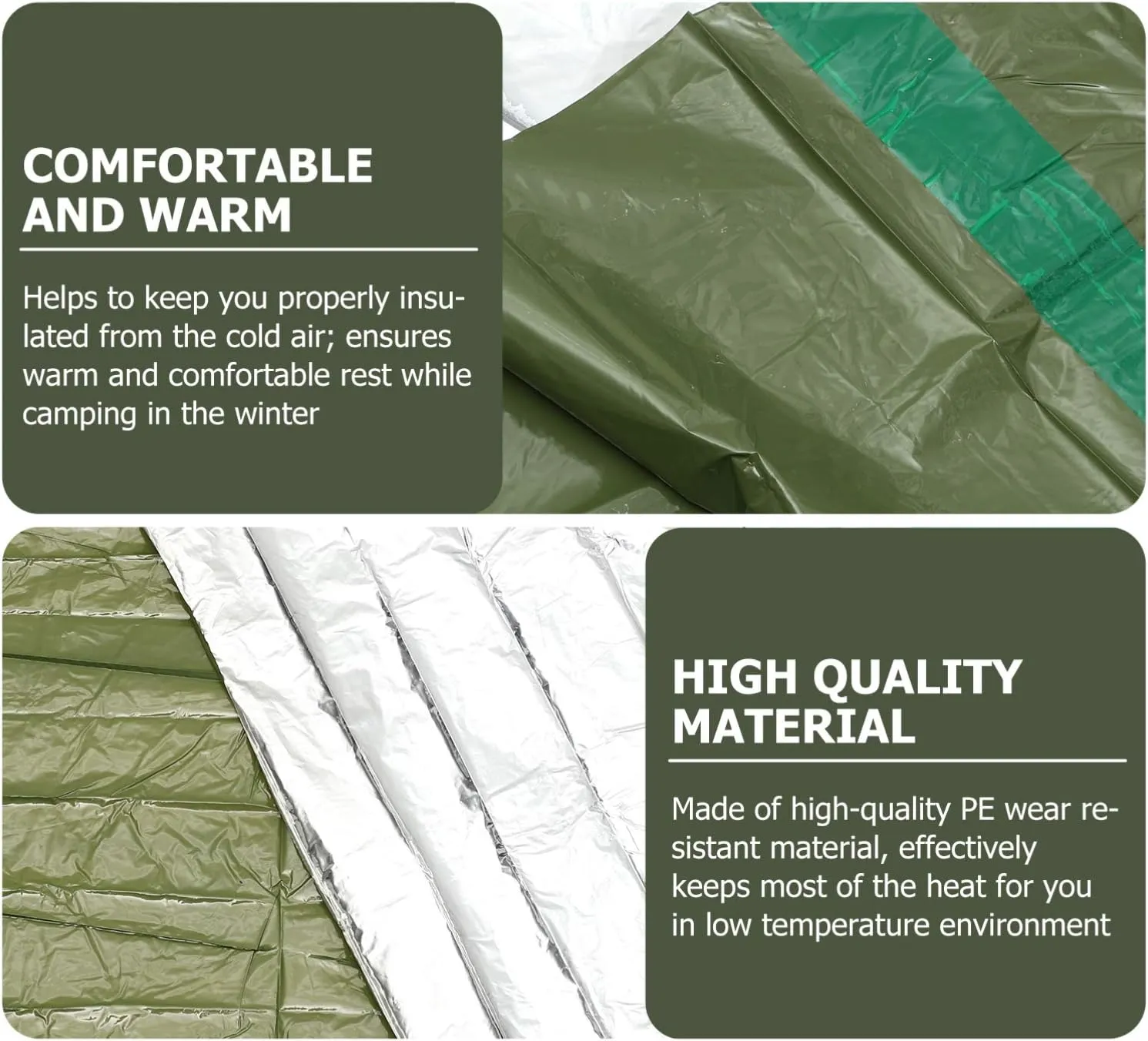 Emergency Tent Survival Electric Blanket Emergency Shelter Liner Bum Camping Pillow Gazebo Weight Bag