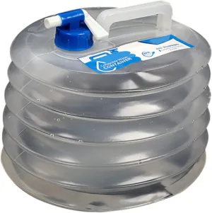 Emergency Water Bag Collapsible Water Bucket Pe Material for Home Camping Travel Convenient Handle