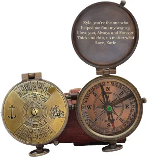 Engraved Brass to My Man/to My Husband/to My Boyfriend/Back to me/My Best Man/Fathers Day/Mothers Day/Valentines Day/Christmas Day Gifts