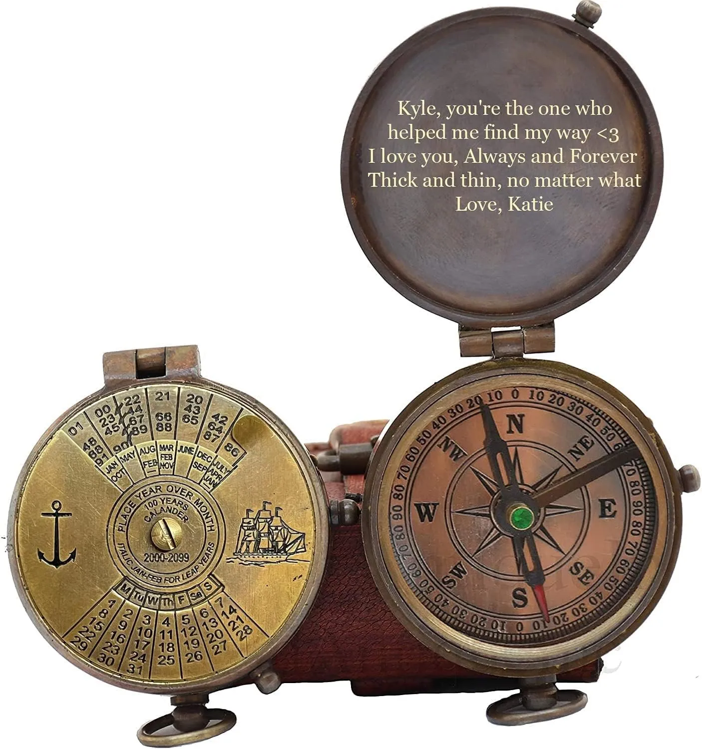 Engraved Brass to My Man/to My Husband/to My Boyfriend/Back to me/My Best Man/Fathers Day/Mothers Day/Valentines Day/Christmas Day Gifts