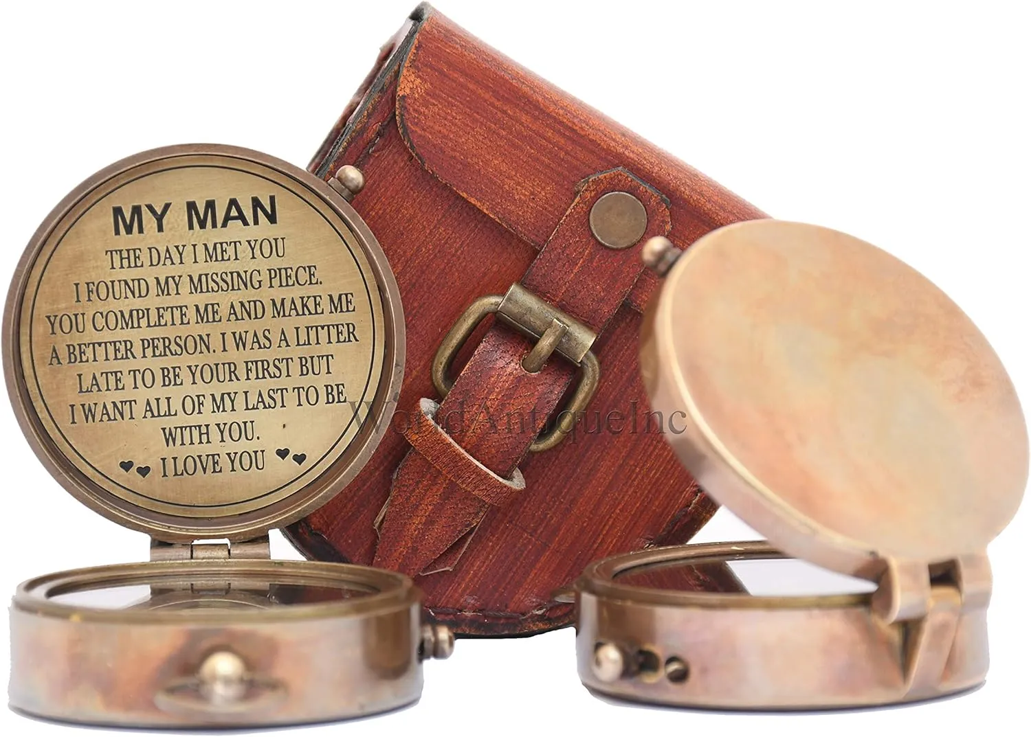 Engraved Brass to My Man/to My Husband/to My Boyfriend/Back to me/My Best Man/Fathers Day/Mothers Day/Valentines Day/Christmas Day Gifts