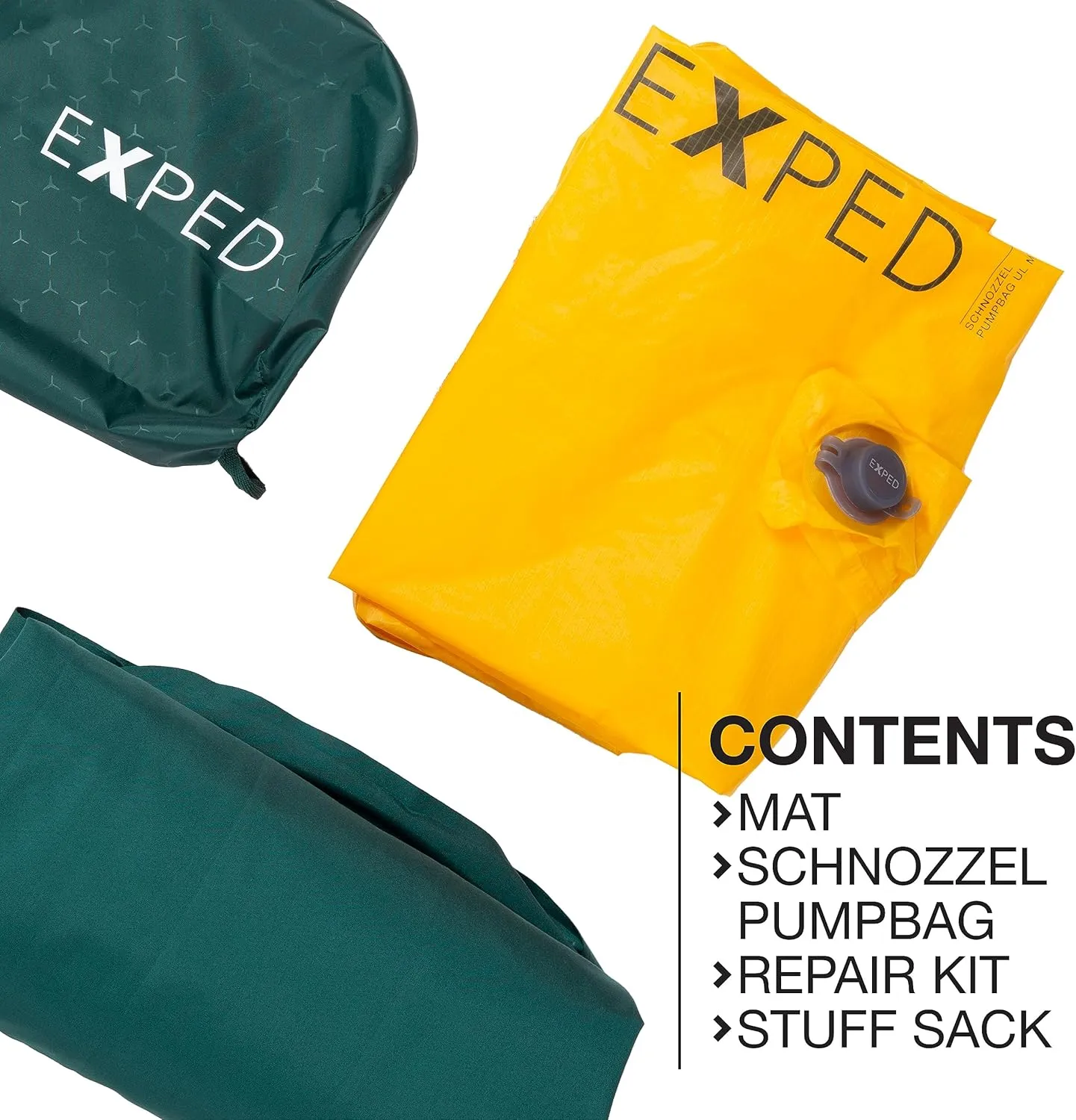Exped Dura 5R | Abrasion Resistant | Insulated and Comfortable | -5 Degree Sleeping Pad, Cypress, Medium Wide