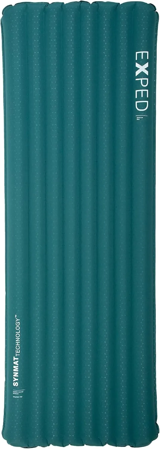 Exped Dura 5R | Abrasion Resistant | Insulated and Comfortable | -5 Degree Sleeping Pad, Cypress, Medium Wide