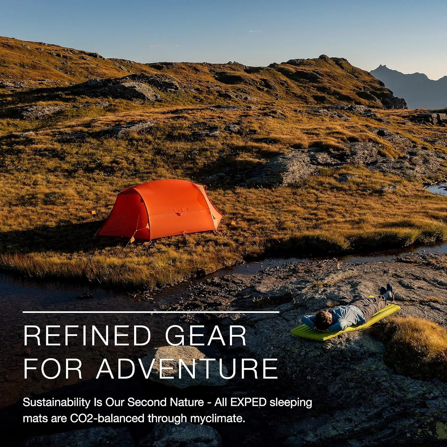 Exped Dura 5R | Abrasion Resistant | Insulated and Comfortable | -5 Degree Sleeping Pad, Cypress, Medium Wide