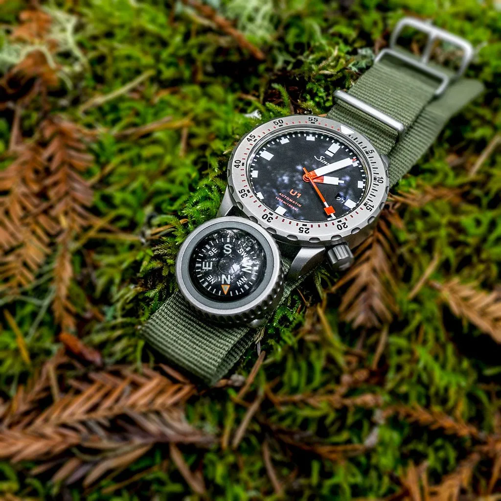 Expedition Watch Band Compass Kit Ti - OD Green