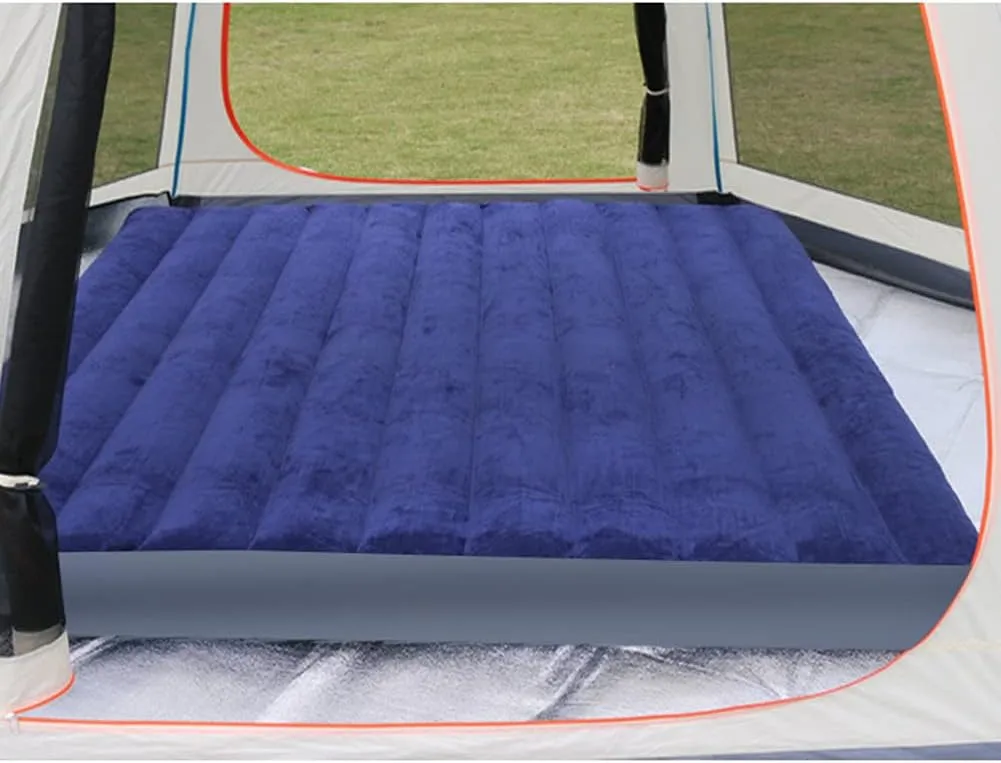 Family Camping Tent Waterproof Double Layer Automatic Opening Hydraulic Tent Waterproof Dome Tent with Porch for Climbing Fishing Festivals Garden