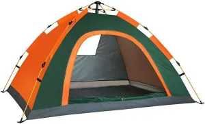 Family Tent Camping Tent Portable Lightweight for 3 to 4 People Large Size Outdoor Tent 230200130Cm Blue