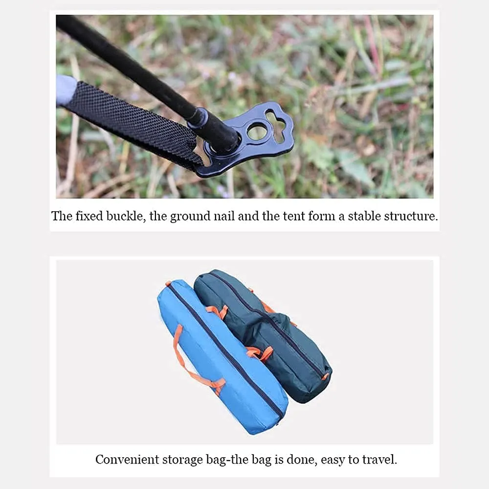 Family Tent Camping Tent Portable Lightweight for 3 to 4 People Large Size Outdoor Tent 230200130Cm Blue