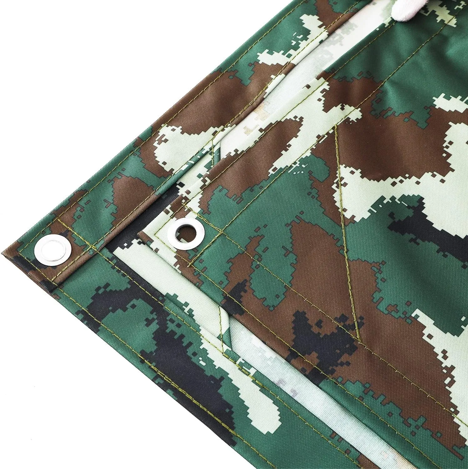 F&J Outdoors Canvas Tarp Water Resistant UV Resistant 10 OZ Heavy Duty Tarpaulin for Car Boat Camping Firewood Woodpile, 10x12 Feet