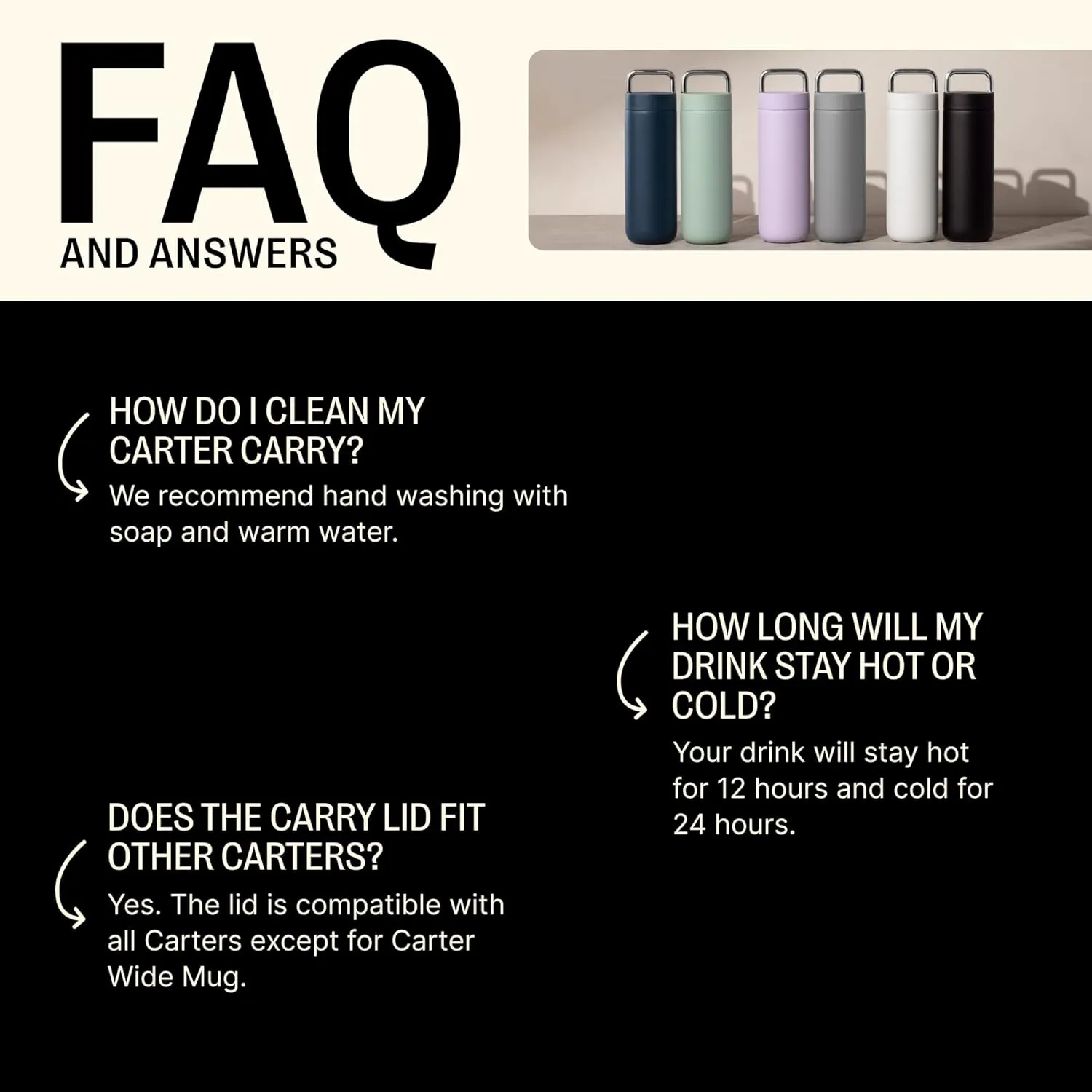 Fellow 16 oz Carter Move Travel Mug - Vacuum-Insulated Stainless Steel Travel Coffee Mug - Coffee Tumbler with Ceramic Interior and Splash Guard - Sand Dune