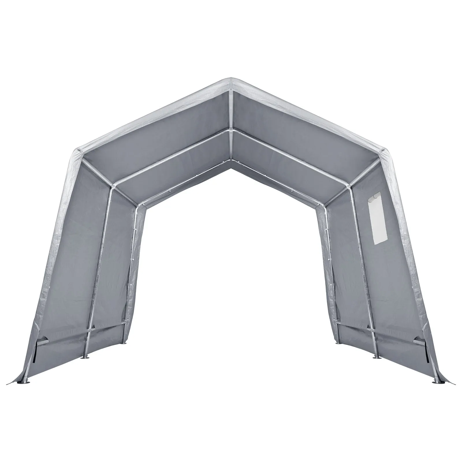 (FINAL PRICES ARE LOWER ON OUR SITE!) VEVOR Portable Shed Outdoor Storage Shelter, 8 x 14 x 7.6 ft Heavy Duty  Instant Storage Tent Tarp Sheds with Roll-up Zipper Door and Ventilated Windows For Motorcycle, Bike, Garden Tools