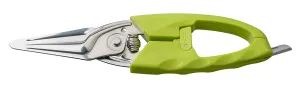 FiveJoy Heavy-Duty Multifunction Shears with Utility Knife - Cut through Vegetables, Meat, Bones, Ribs, Paper, Fabric, Aluminium Cans, Wire, Cord, Plastic, Cardboard Boxes with Ease