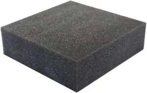 FoamRush 2 x 24" x 27" Charcoal Upholstery Firm Foam Soft Support (Chair Cushion Square Foam for Dinning Chairs, Wheelchair Seat Cushion Replacement)