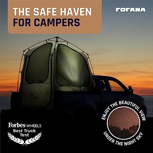 Fofana Truck Bed Tent Quick Easy Automatic Setup