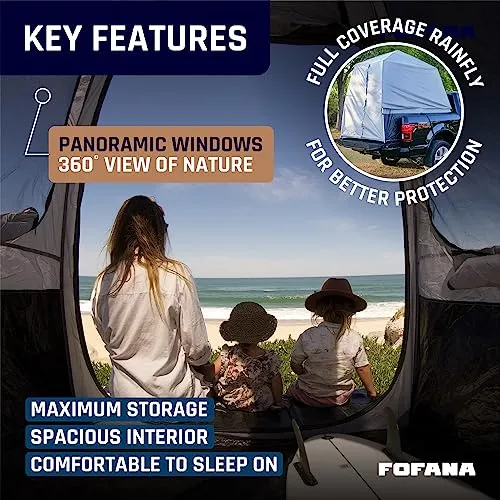 Fofana Truck Bed Tent Quick Easy Automatic Setup
