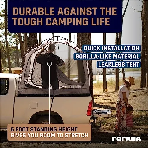 Fofana Truck Bed Tent Quick Easy Automatic Setup