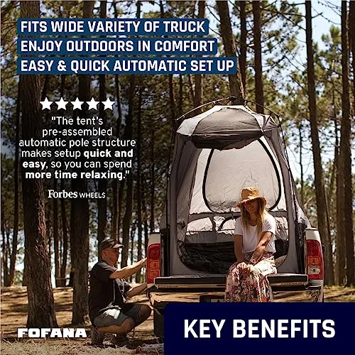 Fofana Truck Bed Tent Quick Easy Automatic Setup