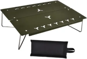 Foldable Camping Table Camping Desk Compact Sturdy Versatile Outdoor Table Foldable Table for Yard Patio Barbecue Backpacking