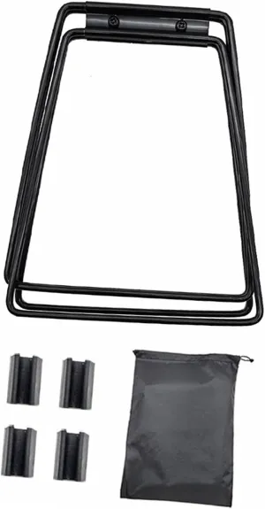Foldable Cooler Stand Water Tank Stand with Carry Bag Metal Strong Load Bearing Fridge Ice Box Holder for BBQ Household Patio