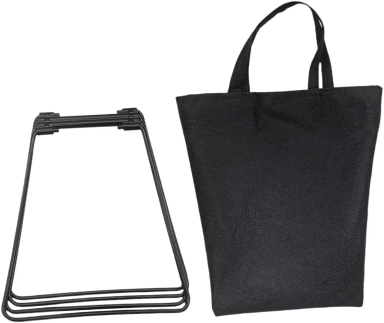 Foldable Cooler Stand with Carry Bag Stable Versatile Trash Bag Holder Compact Storage Bin Stand Ice Box Holder for Camping
