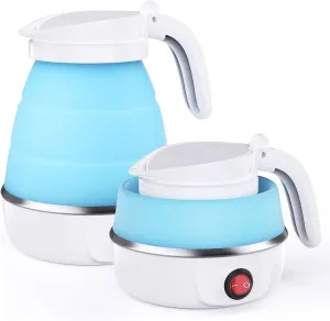 Foldable Kettle, Separable Power Mini Elegant Travel Fast-track support Kettle, Electric With Kettle Cord Camping