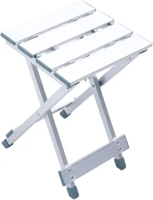 Foldable Lounge Chair Weatherproof Camping Supplies Easy-Clean Aluminum Stool