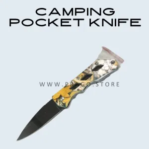 folding blade stainless steel outdoor bushcraft hunting camping pocket knife